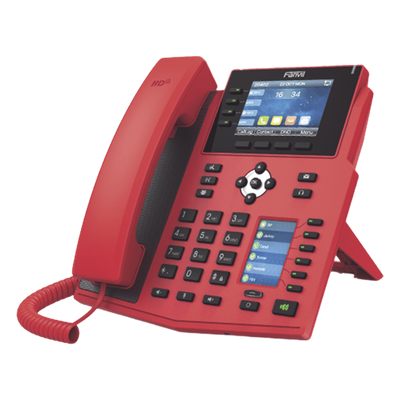 Teléfono IP Empresarial con Estándares Europeos, 16 lineas SIP con pantalla LCD de 3.5" a color, 6 teclas DSS/BLF, puertos Gigabit | SIERRA STORE