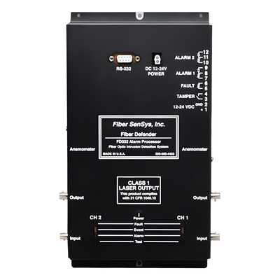 Sensor Perimetral de Fibra Óptica / 2 Zonas Independientes / 5 km Alcance / 1,640 pies por Zona / Comunicación IP-XML y RS232 / 12-24 | SIERRA STORE