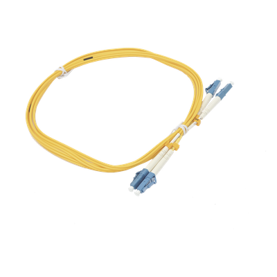 Jumper de Fibra Óptica / Monomodo G.652D / LC/UPC-LC/UPC / Dúplex / 2 m (6.56 ft) / Forro 2 mm | SIERRA STORE