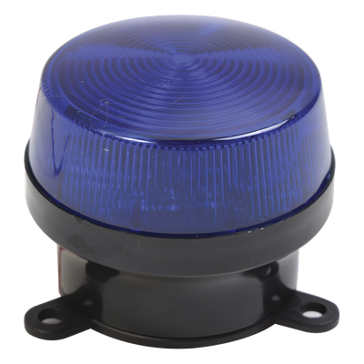 Estrobo de Señalización / 12 VCC / 90 Destellos por Minuto / Montaje de Brida 68 mm / Interior / Azul | SIERRA STORE