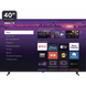 ROKU SmartTV QLED 40 Pulgadas / Dolby audio / 3 puertos HDMI / Resolucion Full HD / WiFi Integrado / VESA 100x100 mm | SIERRA STORE