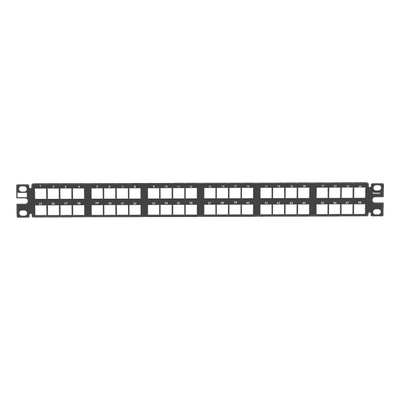 PANDUIT NKPP48HDY - Panel de Parcheo Modular / 48 Puertos / 1 UR / Alta Densidad / Keystone / Acero CRS / RoHS | SIERRA STORE