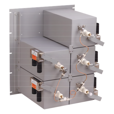 Combinador de RF / 5 Canales / 440-512 MHz / 125 W / 300 kHz Separación / Doble Aislador / N Hembra / 19 x 19 x 22.8 in | SIERRA STORE