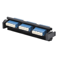 SIEMON RIC-F-LCU12-01C - Placa Acopladora de Fibra Óptica / 12 Fibras Monomodo / 6 Conectores LC/UPC Duplex / Diseño Quick-Pack