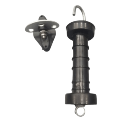 Manija de Puerta para Cerco Eléctrico / PP + Metal Reforzado / Colgador 20 cm (7.9 in) / Terminal 8 cm (3.1 in) / Peso 190 g | SIERRA STORE