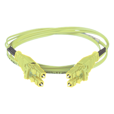 PANDUIT FW2RLU1U1ONM002 - Jumper de Fibra Óptica / Multimodo OM5 50/125 / LC-LC Uniboot Duplex / LSZH / Verde Lima / 2 m (6.56 ft) | SIERRA STORE