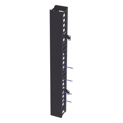 LINKEDPRO BY EPCOM LPCV-24S-DR - Organizador Vertical de Cables / 24U / Para Rack Abierto / Compatible con EIQR3224 y EIRL5524DR / | SIERRA STORE