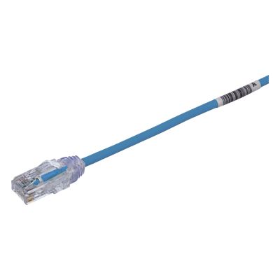 PANDUIT UTP28SP10MBU - Cable de Parcheo UTP Cat6 / 28 AWG Diámetro Reducido 3.8 mm / 10 m (32.81 ft) / Rendimiento 250 MHz / Doble | SIERRA STORE