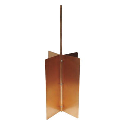 Electrodo de Tierra / Diseño Cruceta Cobre / Fosa 50x50x80 cm / 1.64x1.64x2.62 ft / NOM-001-SEDE-2012 / EIA/TIA J-STD-607-A | SIERRA STORE
