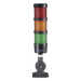 Torre LED Indicadora de Estado / 3 Niveles / Rojo Ámbar Verde / Buzzer 85 dB / 24 VCD / IP53 | SIERRA STORE