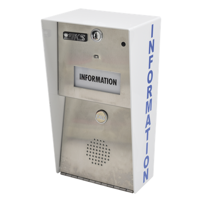 Estación de información / Comunicación full duplex / Línea telefónica analógica, digital o VoIP / Marcación automática 10 u 11 dígitos | SIERRA STORE