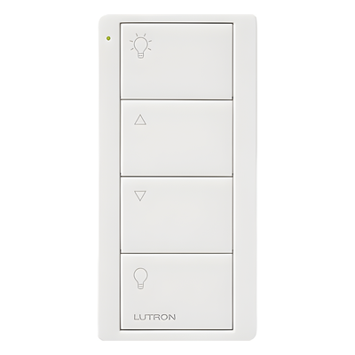 Control remoto inalámbrico Pico / 4 botones / RF 431-437 MHz / alcance 9 m entre muros / batería CR2032 de 10 años / Caseta Wireless | SIERRA STORE