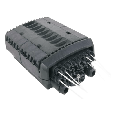 LINKEDPRO BY EPCOM LP-FAT08DB - Caja de Distribución de Fibra Óptica / 24 Empalmes / 16 Puertos SC/APC / IP68 / IK10 / Splitter 1x8 | SIERRA STORE