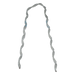 Remate Preformado para Cable Guía de Acero / Acero Galvanizado / Ø 1.2 - 1.3 mm / Tensión 1300 N / Longitud 160 mm (0.52 ft) / | SIERRA STORE