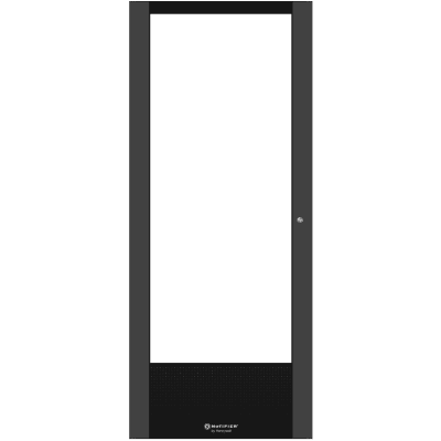 Puerta con Ventana para Gabinete / Acero Calibre 16 / Cinco Niveles / Apertura 120° / Cerradura con Llave / Certificación UL y FM | SIERRA STORE