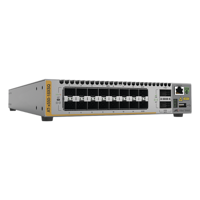Switch Stackeable Capa 3 / 16x SFP+ 1/10G / 2x QSFP 40G / 357.1 Mpps / 1U Rackmount | SIERRA STORE