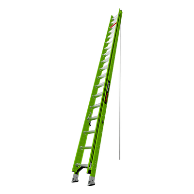 Escalera de Extensión / Fibra de Vidrio y Aluminio / 10.9 m (35.8 ft) / Capacidad 375 lb (170 kg) / Estabilizadores Niveladores | SIERRA STORE