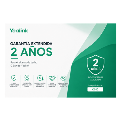 Garantia Extendida de 2 Años para Altavoz de Techo CS10 de Yealink | SIERRA STORE