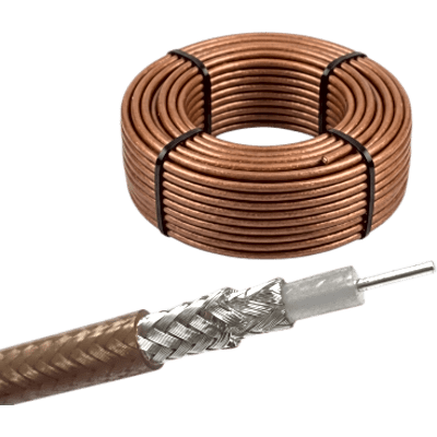 LINKEDPRO BY EPCOM LP142/50MTS - Rollo de 50 metros de Cable Coaxial Tipo RG-142, Doble Malla, 50 Ohms | SIERRA STORE