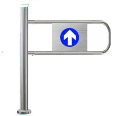 ACCESSPRO XT-SG-76L - Torniquete de Cortesía Manual Para Montaje al lado izquierdo del Carril / Acero Inoxidable 201  / Cepillado / Un | SIERRA STORE