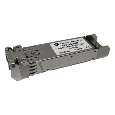 Transceptor SFP+ / 10 Gbps / Monomodo LC / 10 km (32,808 ft) / 1310 nm / Industrial -40 a 85°C | SIERRA STORE