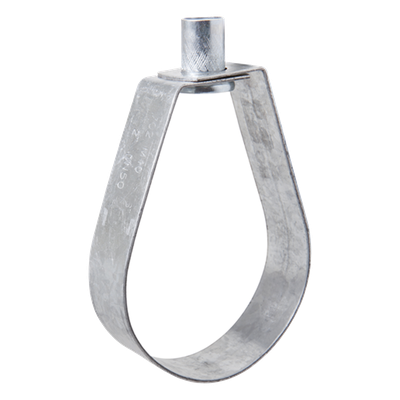 Abrazadera Tipo Pera / 2" (62 mm) / Carga 288 kg / Monoblock Sin Tornillo / Cincado Electrolítico 5 micras | SIERRA STORE
