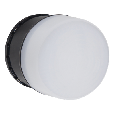 Microcontrolador de Alarma Audiovisual / Sirena 105 dB / LED Estroboscópico / IP66 / 32 Tonos / 8 Patrones / Color Blanco | SIERRA STORE