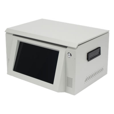 EPCOM XMRA8-R3 - Estación de Descarga para Body Cam / 8 Puertos / Pantalla Táctil 10 Pulgadas / Ethernet 1000 Mbps / Almacenamiento 36 | SIERRA STORE