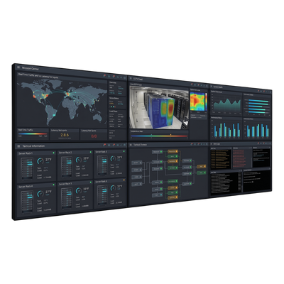 Kit Video Wall LCD 2x3 / 6 pantallas 55" / 116" diagonal / 500 nits / 24/7 / Daisy Chain DisplayPort / Montajes pared incluidos | SIERRA STORE