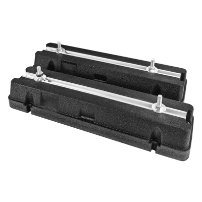 EPCOM AV-6545 - Base Antivibratoria para Minisplit / Carga 370 kg / Canal Deslizante de Aluminio / Nivel Integrado / Caucho de Alta | SIERRA STORE