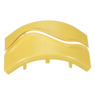 PANDUIT FROVRASC4LYL - Tapa de Bajada Vertical Exterior / Ángulo 90° / 4x4 FiberRunner / Radio 50.8 mm / Amarillo | SIERRA STORE