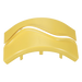 PANDUIT FROVRASC4LYL - Tapa de Bajada Vertical Exterior / Ángulo 90° / 4x4 FiberRunner / Radio 50.8 mm / Amarillo | SIERRA STORE