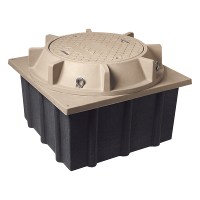 LINKEDPRO BY EPCOM LP-MMH-4X4X2 - Registro Mini Manhole / 1.22 m x 1.22 m x 0.61 m (4 ft x 4 ft x 2 ft) / 20 Toneladas / Uso Vehicular | SIERRA STORE