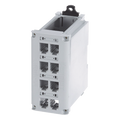 PANDUIT CDPP8RG - Panel de Parcheo Modular / Riel DIN 35 mm / 8 Puertos Mini-Com / UL94V-0 / -10 a 60°C / Gris | SIERRA STORE