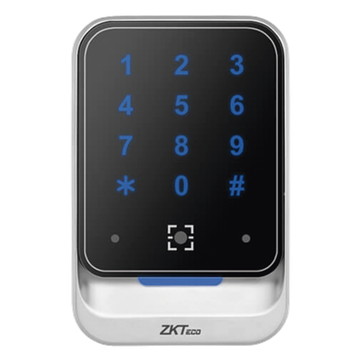 Lector QR y RFID / IP65 / Carcasa Metálica / Wiegand 26 / RS485 OSDP / Teclado / 1.64 ft | SIERRA STORE