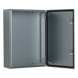 Gabinete Industrial IP66 / Acero Inoxidable 304L / 800x800x300 mm / Cerradura Doble / Puerta 130° / Placa Montaje 2 mm | SIERRA STORE