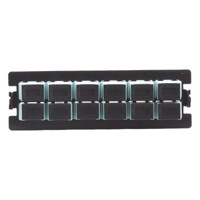 LINKEDPRO BY EPCOM LP-FO-S12-MM - Placa Acopladora / 12 Fibras Multimodo / 12 Acopladores SC Simplex / Compatible SC-LC-APC-PC/UPC / | SIERRA STORE