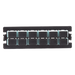LINKEDPRO BY EPCOM LP-FO-S12-MM - Placa Acopladora / 12 Fibras Multimodo / 12 Acopladores SC Simplex / Compatible SC-LC-APC-PC/UPC / | SIERRA STORE