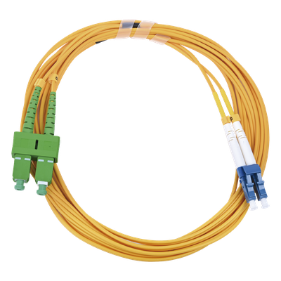 LINKEDPRO BY EPCOM LP-FO-D-LCU-SCA-03 - Jumper de Fibra Óptica / Monomodo 9/125 / LC/UPC-SC/APC / Dúplex / 2.0 mm PVC / 3 m (9.84 ft) | SIERRA STORE