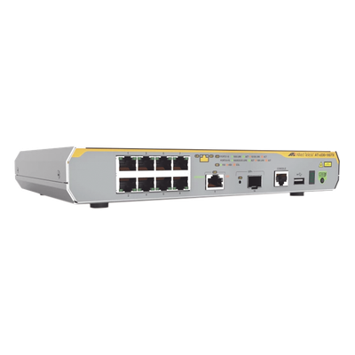 Switch L3 / 8x Gigabit RJ45 / 1x Multi-Gigabit 10G / 1x SFP+ 10G / Sin ventilador / 52 Gbps | SIERRA STORE