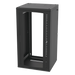 LINKEDPRO BY EPCOM SR-1924-GAP-V4 - Gabinete Abatible de Pared (Con Marco Trasero) con Rack 19" de 24 Unidades. Ventana de Cristal | SIERRA STORE