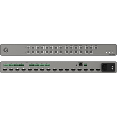 Matriz de Conmutación HDMI 8x8 | Escalado 4K@60Hz (4:4:4) | 8 Entradas y 8 Salidas HDMI | Audio Analógico Balanceado 4x4 | HDCP 2.3 | SIERRA STORE