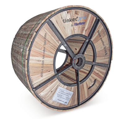 Cable de Fibra Óptica ADSS / Monomodo G.652D / 6 Hilos / Armadura Anti-Roedor / Span 200 m (656.2 ft) / 4 km / Dieléctrico | SIERRA STORE