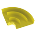 PANDUIT FRRA12X4LYL - Ángulo Recto Horizontal / 90° / Para Canaleta 12x4 / Radio de Curvatura 50.8 mm / ABS 94V-0 / Color Amarillo | SIERRA STORE
