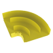PANDUIT FRRA12X4LYL - Ángulo Recto Horizontal / 90° / Para Canaleta 12x4 / Radio de Curvatura 50.8 mm / ABS 94V-0 / Color Amarillo | SIERRA STORE