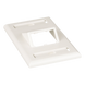 PANDUIT CFPSL2IWY - Placa de Pared Vertical / 2 Puertos Mini-Com Inclinados / ABS / Blanco Mate / Con Etiquetas | SIERRA STORE