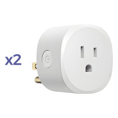 Kit de Adaptadores PlugIn / 2 Unidades / Diseño Compacto / Material Resistente a Altas Temperaturas / Instalación Sin Herramientas | SIERRA STORE