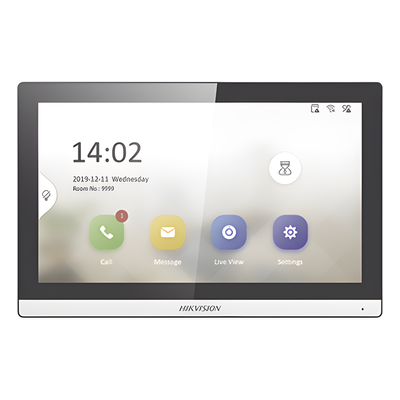HIKVISION DS-KH6352-WTDE6 - Monitor Touch para Videoportero / Pantalla 7" / Resolución 1024x600 / Wi-Fi 2.4 GHz / Audio Bidireccional | SIERRA STORE