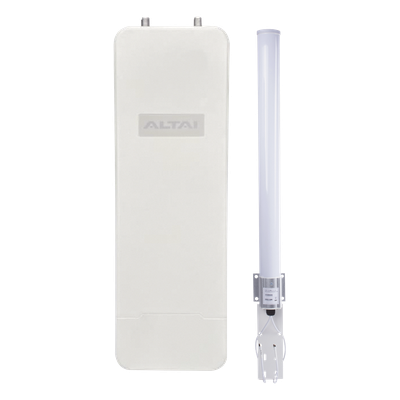 Kit WiFi Omnidireccional / 2.4 GHz / 300 Mbps / 300 m (984 ft) / 10 dBi / 128 Dispositivos / MIMO 2x2 / Cloud | SIERRA STORE