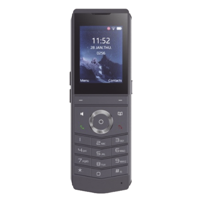 Teléfono IP Wi-Fi Portátil / Wi-Fi 6 Dual Banda / IP67 / Bluetooth 5.0 / Batería 1900 mAh / Pantalla 2.4'' | SIERRA STORE